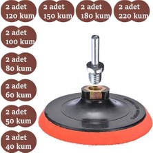 Zubizubi Spiral Avuç Içi Taşlama Makinesi Matkap Seti 115MM 30 Parça