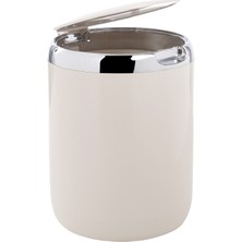 Primanova Pasıfık Bej 3 Lt Çöp Kovası Plastik Kapaklı