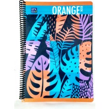 Gıpta A4 Orange Book Spiralli Pp Kapak Çizgili 80 Yaprak Defter