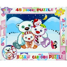 Nur Jigsaw Cartoon Puzzle 48 Parça