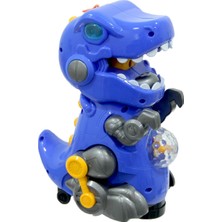 Birlik Pilli Işıklı Duman Püskürten Robot Trex