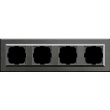 Ovivo Quantum Manyetik Gri Dörtlü Çerçeve Modern Tasarım Yüksek Dayanıklılık Özellikli Aksesuar