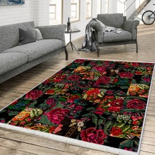 Makinede Yıkanabilir Kaymaz Taban Halı Mutfak Halısı Salon Halısı Oturma Odası Halısı Yolluk