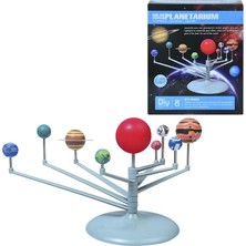 Hobialem Güneş Sistemi Modeli, Gezegen Sistemi, Eğitici Maket, Boya, Fırça, Plastik, Deney Seti