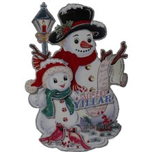 Pandoli 3 Boyutlu Karton Kardan Adamlı Yılbaşı Süslemesi Dekor Süsü