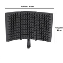 Derrica AP-3S Stüdyo Mikrofon Kalkanı Akustik İzolasyon Paneli