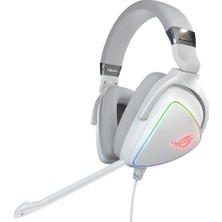 Asus ROG Delta 7.1 White ESS Quad-DAC RGB Oyuncu Kulaklığı USB-C PC MAC PS4