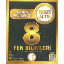 Levent İçöz Yayıncılık 8. Sınıf Bons Altın Fen Bilimleri Yeni Nesil Soru Bankası