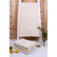 Baveno Limon Kabuğu Bitkisel Organik Boyama 4'lü 76X137 Havlu