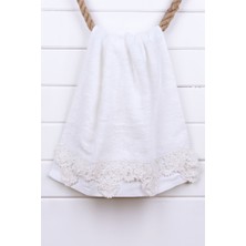 Baveno El Örmesi Dantelli Bambu El 2'li 41X76 Havlu Seti