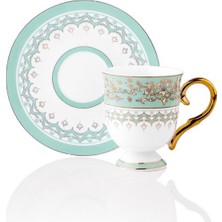 Taç Ebrar 6 Kişilik Fincan Takımı Yeşil