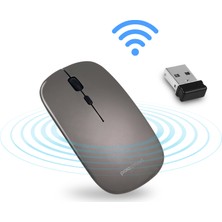 Polosmart PSWM13 Hybrid Bluetooth & Wireless Şarj Edilebilir Mouse Siyah