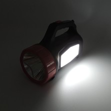 Dmrled Şarjlı Fener USB LED Lambalı Işıldak Projektör Kamp Işık 5W