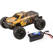 Haıboxıng 1/16TH Scale 4WD Brushless Truck Uzaktan Kumandalı Araba Rtr (Sarı) + 1300 Mah 7.4V 2s 30C Lipo Batarya