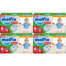 Molfix Külot Bebek Bezi Ultra Avantaj Beden 6 (15+ Kg) Extra Large 344'LÜ