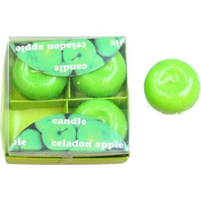 Event Party Store Mum Yeşil Elma Şeklinde 4'lü