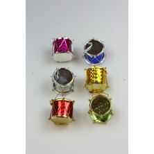 Event Party Store Yılbaşı Davul Ağaç Süsü 6'lı