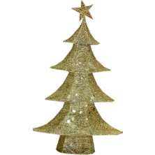Event Party Store Yılbaşı Gold Çam Ağacı Işıklı Tekli 80 cm