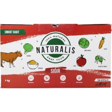 Naturalis Smart Barf 100% Natural Sığır Etli Yetişkin Köpek Maması 5 kg