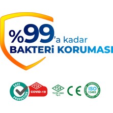 Evony Yeşil Elastik Kulaklı Small/medium 50 Adet