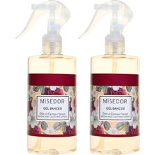 Misedor 2 li Set Gül Bahçesi Oda Kokusu ve Çamaşır Parfümü 330 ml