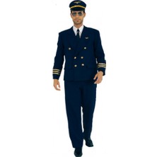 My Kostüm Pilot Yetişkin Kıyafeti Erkek Lüx