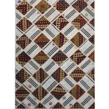 Madalyon Patchwork El Dokuma Antik Anadolu Kilim Mosaic