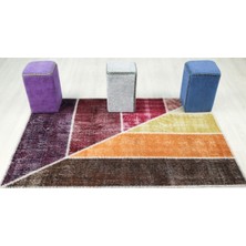 Madalyon Patchwork El Dokuma Antik Anadolu Halı Arrow