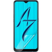 KZY Oppo A7X Nano Ekran Koruyucu Esnek Cam