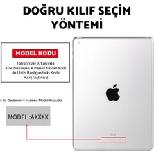 wowacs Apple Ipad 8.nesil 10.2" Kılıf A2270 A2428 A2429 A2430 Dönebilen Standlı Kapaklı Tablet Kılıf