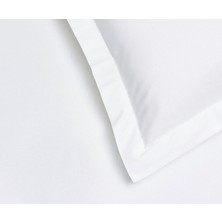 2li Beyaz Poplin Oxford Yastık Kılıfı 50X70 cm