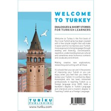 Turiku Yayınları Türkiye'ye Hoş Geldiniz, Yabancılar Için Türkçe Diyaloglar ve Hikayeler (Welcome To Turkey Dialogues  Short Stories, Turkish For Foreigners)