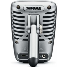 Shure MV51 Dijital Büyük Diyaframlı Kondenser Mikrofon + USB Lightning ve Usb-C Kablosu (Yurt Dışından)