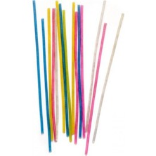 Pandoli Karışık Renkli Ince Uzun Parti Mumu 24 Adet