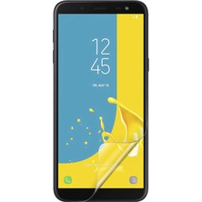 Case World Samsung Galaxy J6 Nano Ekran Koruyucu Kırılmaz Esnek Cam	
