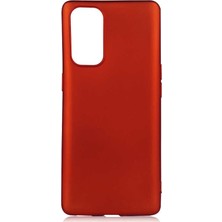 Coverzone Oppo Reno 5 5g Premier Silikon Arka Kapak Kılıf Kırmızı