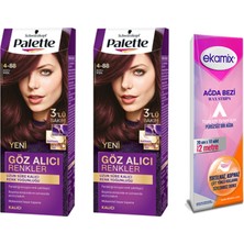 Palette Göz Alıcı Renkler Saç Boyası  4.88  Koyu Kızıl  2 Adet