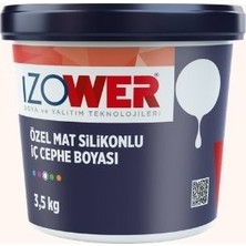 Izower Özel Mat Silikonlu Iç Cephe Boyası ( Silinebilir ) - Kardelen 10 ( 3.5kg )