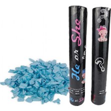 Hayaller Dükkanı Konfeti Cinsiyet Belirleme Mavi 30 Cm Pk:1