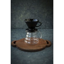 BLACK GOAT Kahvehanem V60 02 Kahve Demleme Tanışma Seti  - Siyah (Dripper + 600 ml Kahve Sürahisi)