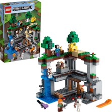 LEGO® Minecraft# İlk Macera 21169 Eğlenceli Minecraft Oyun Seti; Havalı Yaratıcı Yapım Macerası Oyuncağı; 8 yaş ve üzeri için (542 Parça)