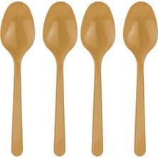 Toplayıcı Roll-Up Gold Plastik Kaşık 25 'li