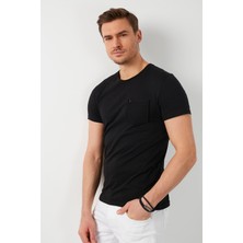 Buratti  Bisiklet Yaka Cepli T Shirt Erkek T Shirt 5902000