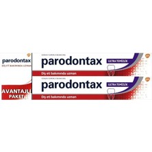 Parodontax Diş Macunu 75 ml + 75 ml Ultra Temizlik
