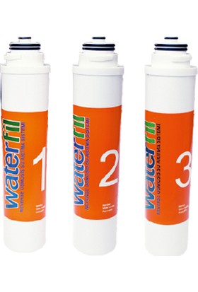 Waterfil Waterlife Filtre Takımı 3'lü Ön Set Su Arıtma Cihazı Filtresi