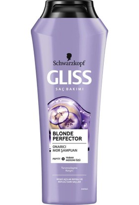 Schwarzkopf Gliss Blonde Perfector Turunculaşma Karşıtı Mor Şampuan 250 ml