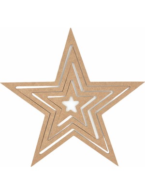 Özene Bezene 4'lü Yıldız Rüya - Düş Kapanı Ham Kasnak