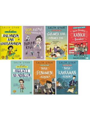 Salih Uyan 7 Kitap Set / Anlıyorum Ama Konuşamıyorum - Hıçkırık Krizi - Gülmek Var Dönmek Yok - Nasıl Fenomen Oldum - Nasıl Kahraman Oldum