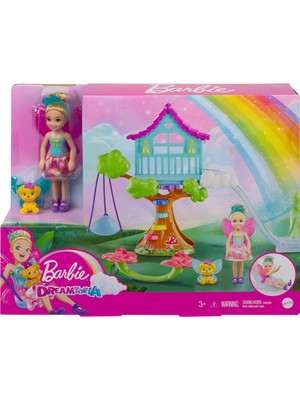 Barbie GTF48 Dreamtopia Chelsea ve Eğlenceli Dünyası Oyun Seti