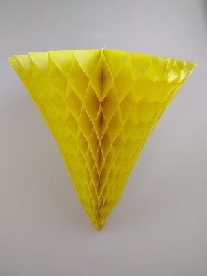 Event Party Store Petek Süs Üçgen Sarı 35CM